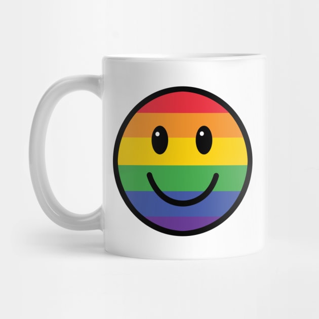 Rainbow Smiley Face by SuperrSunday